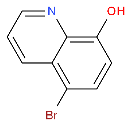 5-bromoquinolin-8-ol_分子结构_CAS_1198-14-7