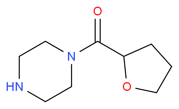 1-(2-Tetrahydrofuroyl)piperazine 97%_分子结构_CAS_63074-07-7)