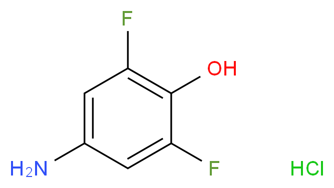 4-amino-2,6-difluorophenol hydrochloride_分子结构_CAS_220353-22-0