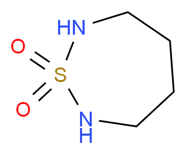 1λ<sup>6</sup>,2,7-thiadiazepane-1,1-dione_分子结构_CAS_63010-19-5