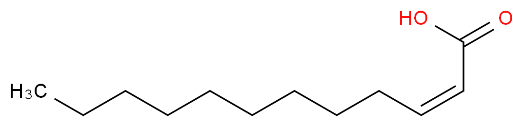 (2Z)-dodec-2-enoic acid_分子结构_CAS_55928-65-9