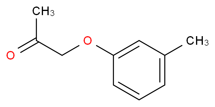 1-(3-methylphenoxy)propan-2-one_分子结构_CAS_6437-48-5
