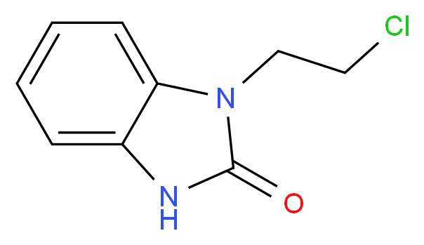 1-(2-chloroethyl)-2,3-dihydro-1H-1,3-benzodiazol-2-one_分子结构_CAS_52548-84-2