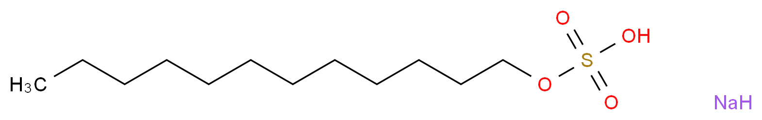 (dodecyloxy)sulfonic acid sodium_分子结构_CAS_155614-07-6