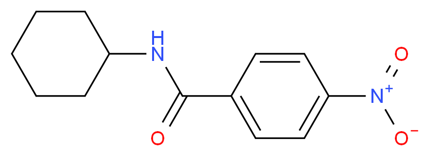 N-Cyclohexyl-4-nitrobenzamide_分子结构_CAS_7506-46-9)