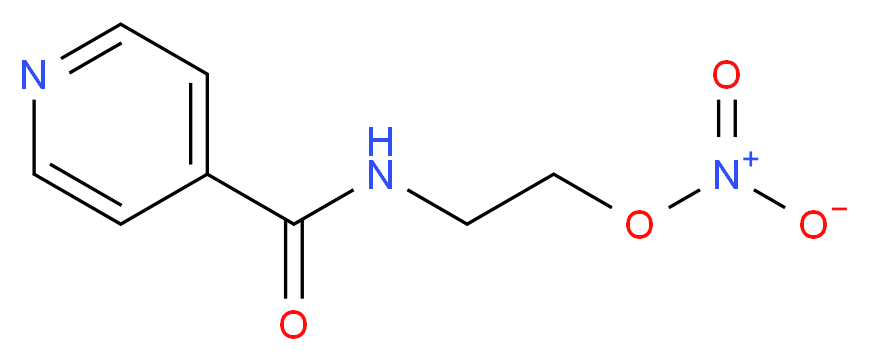 2-(pyridin-4-ylformamido)ethyl nitrate_分子结构_CAS_65141-47-1