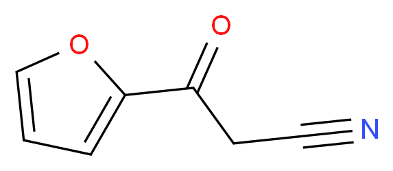 2-呋喃甲酰乙腈_分子结构_CAS_31909-58-7)