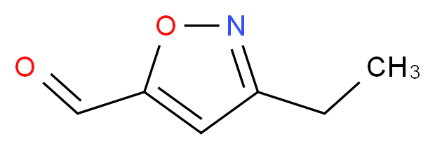 3-ethyl-5-isoxazolecarbaldehyde_分子结构_CAS_72591-56-1)