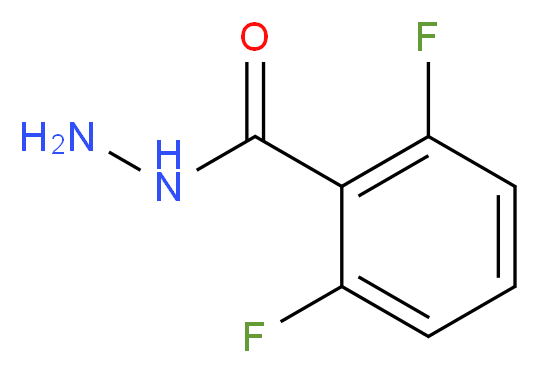 2,6-Difluorobenzhydrazide_分子结构_CAS_)