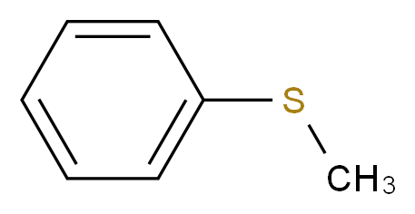 (methylsulfanyl)benzene_分子结构_CAS_100-68-5