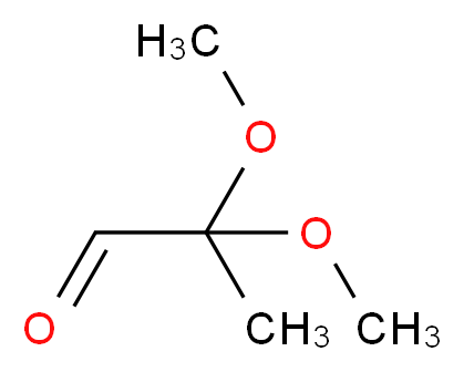 2,2-dimethoxypropanal_分子结构_CAS_6342-56-9