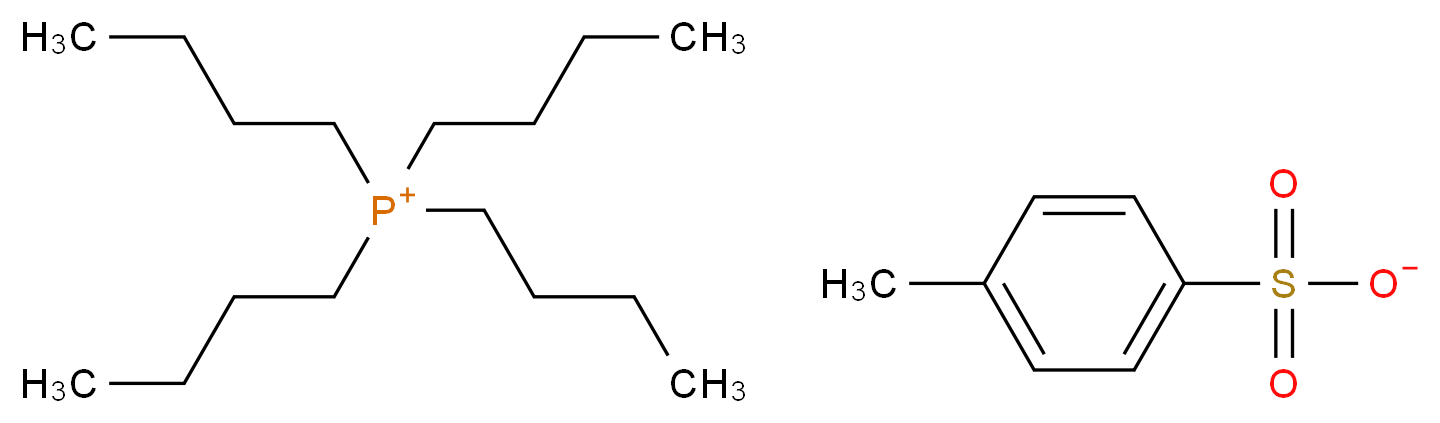 tetrabutylphosphanium 4-methylbenzene-1-sulfonate_分子结构_CAS_116237-97-9