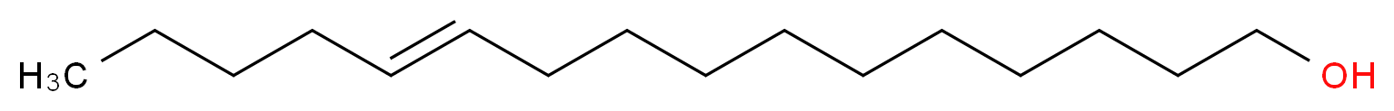 (E)-11-Hexadecenol_分子结构_CAS_61301-56-2)