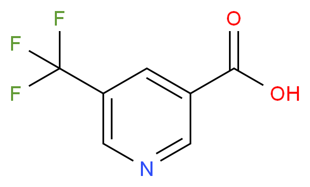 5-(Trifluoromethy)pyridine-3-carboxylic acid_分子结构_CAS_131747-40-5)