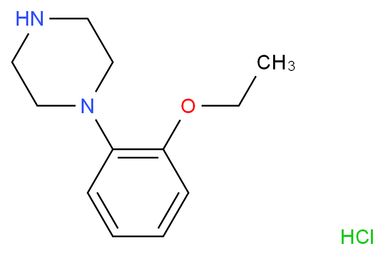 1-(2-ethoxyphenyl)piperazine hydrochloride_分子结构_CAS_83081-75-8