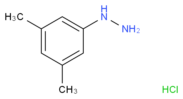 3,5-二甲基苯肼 盐酸盐_分子结构_CAS_60481-36-9)