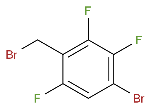 4-Bromo-2,3,6-trifluorobenzyl bromide_分子结构_CAS_)