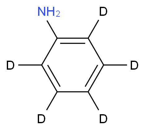 ANILINE-2,3,4,5,6-D<sub>5</sub>_分子结构_CAS_4165-61-1)