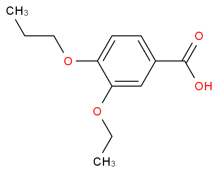 3-Ethoxy-4-propoxybenzoic acid_分子结构_CAS_)
