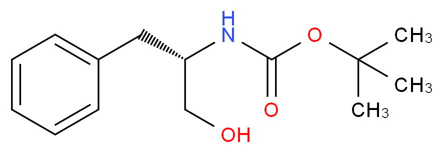 tert-butyl N-[(2S)-1-hydroxy-3-phenylpropan-2-yl]carbamate_分子结构_CAS_66605-57-0
