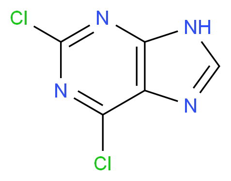 2,6-二氯嘌呤_分子结构_CAS_5451-40-1)