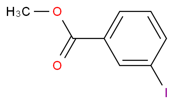 3-碘苯甲酸甲酯_分子结构_CAS_618-91-7)