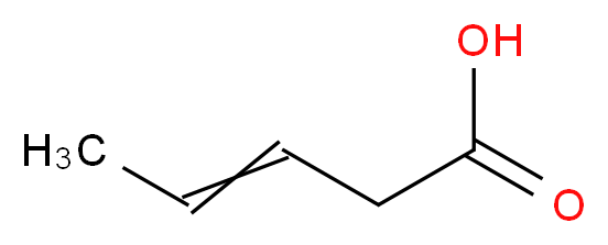 3-戊烯酸_分子结构_CAS_5204-64-8)