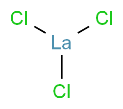 氯化镧(III)_分子结构_CAS_10099-58-8)