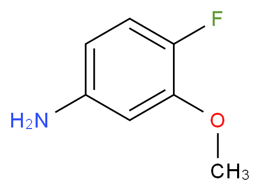 4-Fluoro-3-methoxyaniline_分子结构_CAS_64465-53-8)