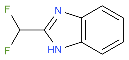 2-Difluoromethyl-1H-benzoimidazole_分子结构_CAS_705-09-9)