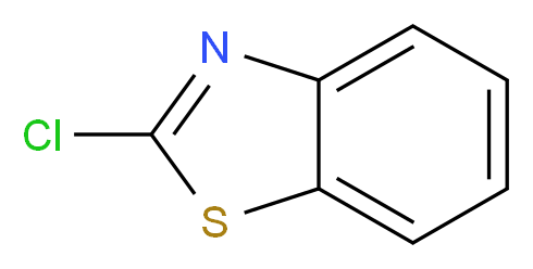 2-Chlorobenzothiazole_分子结构_CAS_615-20-3)