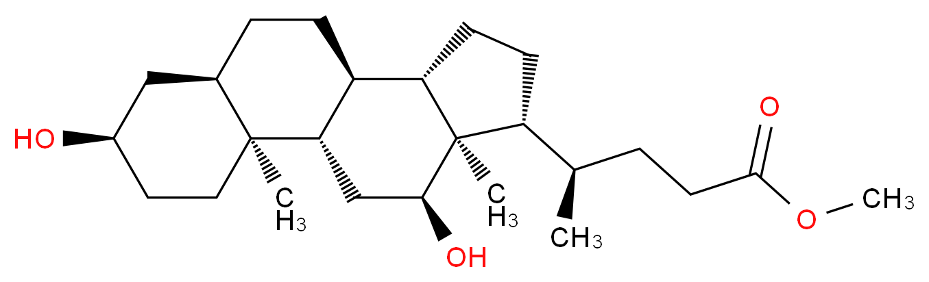 Methyl Desoxycholate_分子结构_CAS_3245-38-3)