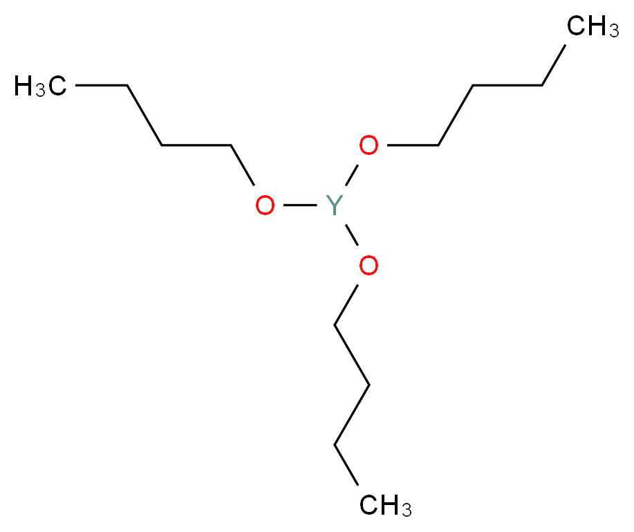 丁醇钇(III) 溶液_分子结构_CAS_111941-71-0)