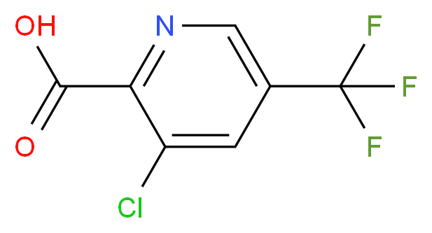 3-Chloro-5-(trifluoromethyl)pyridine-2-carboxylic acid_分子结构_CAS_80194-18-9)