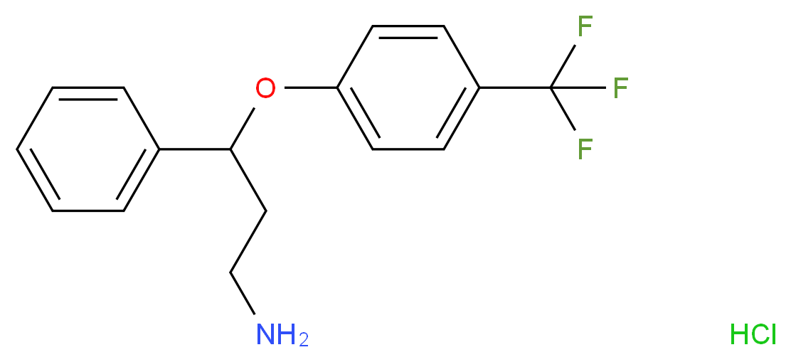 Norfluoxetine hydrochloride_分子结构_CAS_57226-68-3)