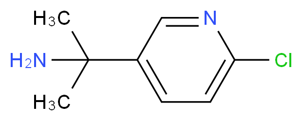 2-(6-chloropyridin-3-yl)propan-2-amine_分子结构_CAS_157763-35-4