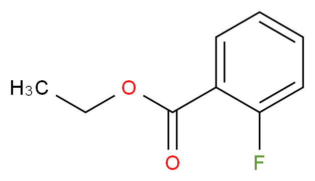 2-氟苯甲酸乙酯_分子结构_CAS_443-26-5)