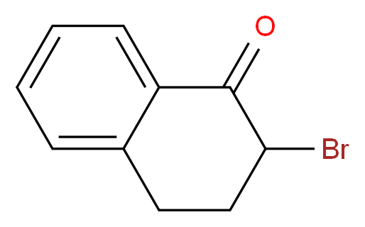 2-bromo-1,2,3,4-tetrahydronaphthalen-1-one_分子结构_CAS_13672-07-6