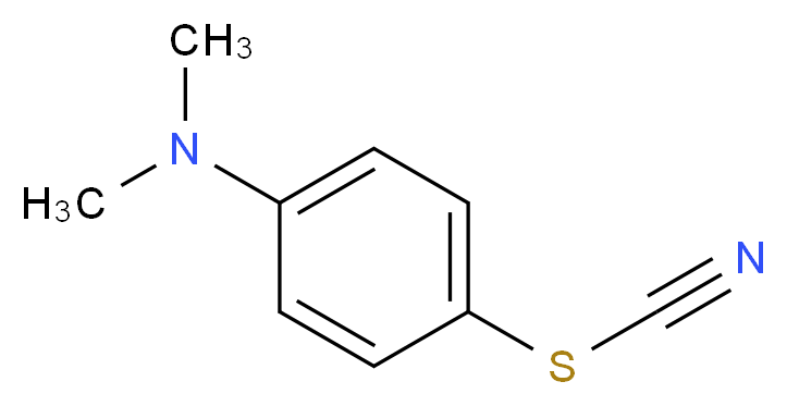 P-DIMETHYLAMINOPHENYL ISOTHIOCYANATE_分子结构_CAS_7152-80-9)