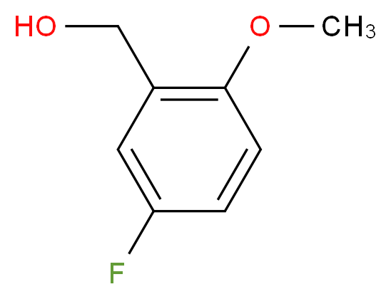 (5-fluoro-2-methoxyphenyl)methanol_分子结构_CAS_426831-32-5