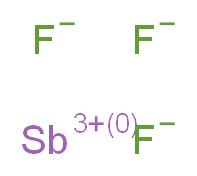 Antimony(III) trifluoride 99%_分子结构_CAS_7783-56-4)