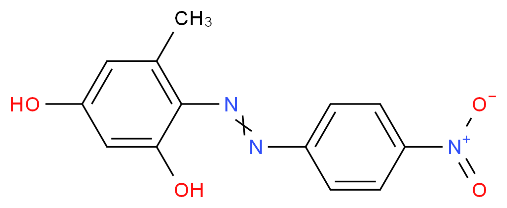 p-NITROBENZENEAZOORCINOL_分子结构_CAS_607-96-5)