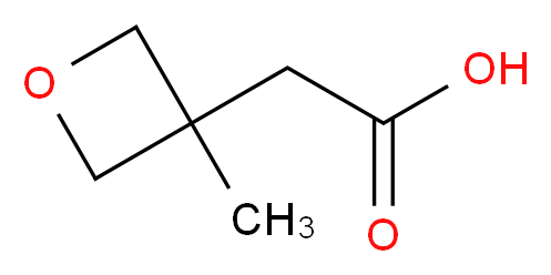 2-(3-Methyloxetan-3-yl)acetic acid_分子结构_CAS_933727-35-6)