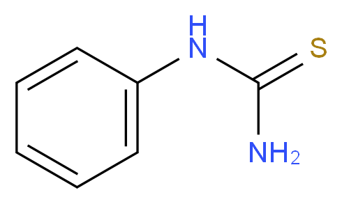 N-苯硫脲_分子结构_CAS_103-85-5)