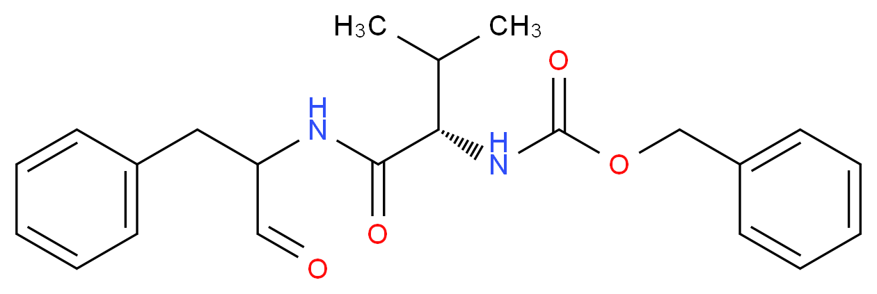 benzyl N-[(1S)-2-methyl-1-[(1-oxo-3-phenylpropan-2-yl)carbamoyl]propyl]carbamate_分子结构_CAS_88191-84-8