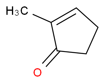 2-甲基-2-环戊烯-1-酮_分子结构_CAS_1120-73-6)