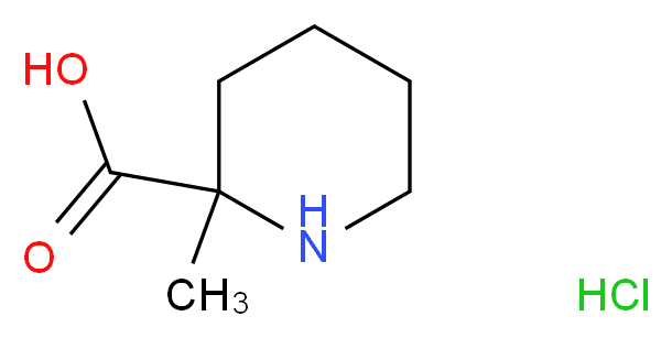 2-methylpiperidine-2-carboxylic acid hydrochloride_分子结构_CAS_72518-41-3