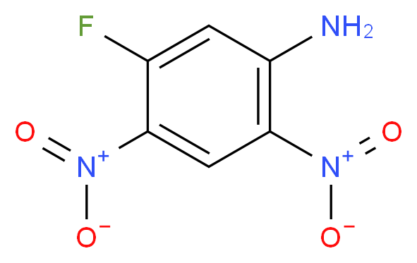 2,4-二硝基-5-氟苯胺_分子结构_CAS_367-81-7)