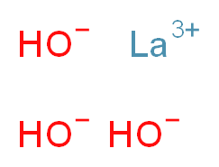 lanthanum(3+) ion trihydroxide_分子结构_CAS_14507-19-8