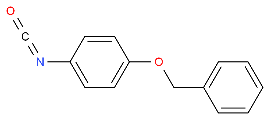 4-Benzyloxyphenyl isocyanate_分子结构_CAS_50528-73-9)